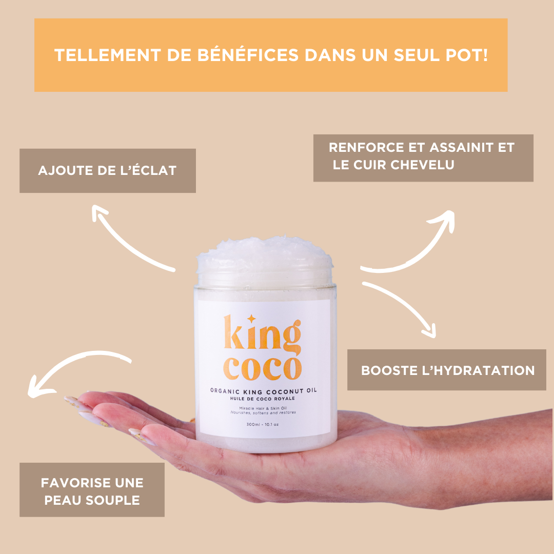 Bénéfice de l'huile de noix de coco royale